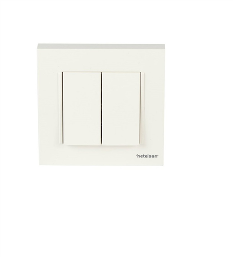 NETELSAN KOMÜTATÖR PRİZ ÇERÇEVELİ (M.U.ANH.290XX)